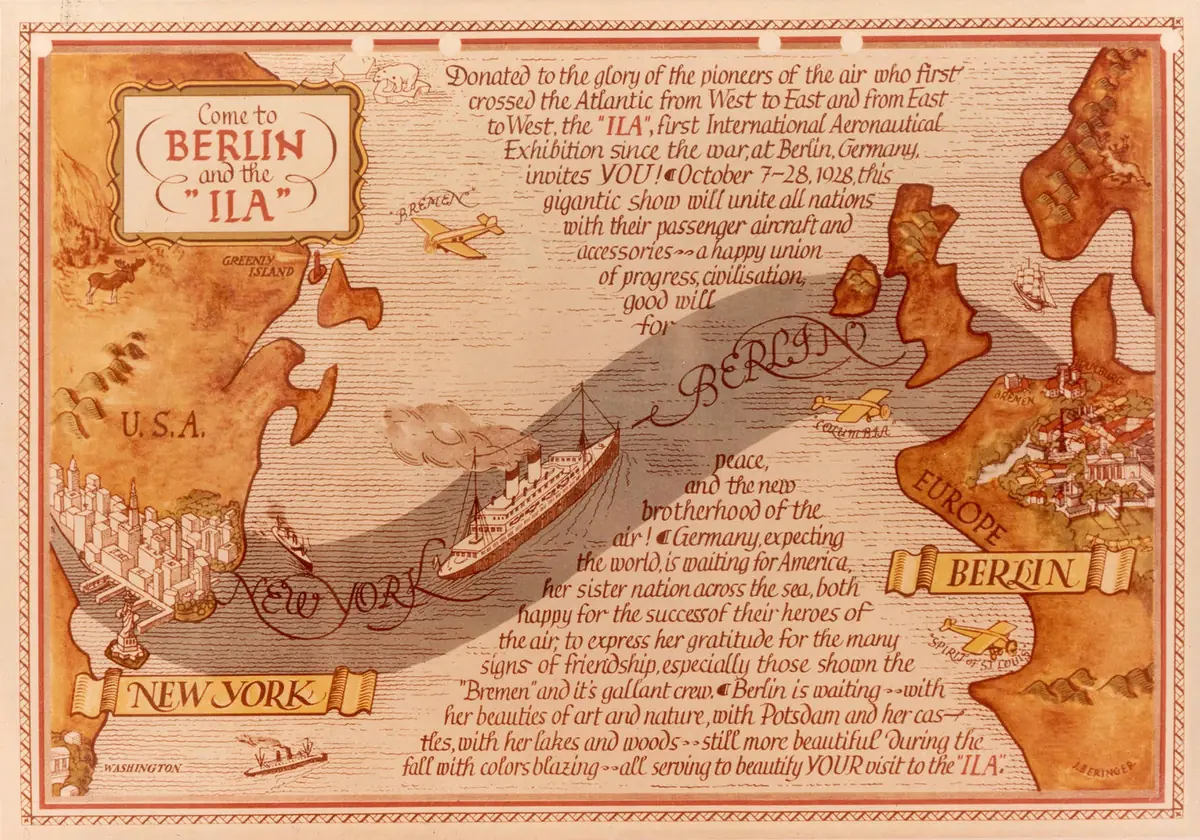ILA Berlin historisches Plakat